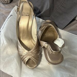 Stuart Weitzman Gold Women's Shoes